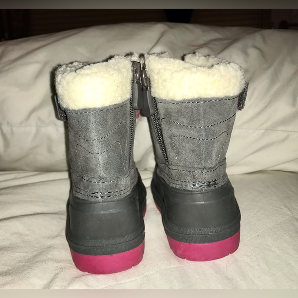 Baby Girl Fall/Winter Boot Bundle(3PAIR sizes 5/6)Combat/Riding/Snow/Rain/Patent - Picture 10 of 15